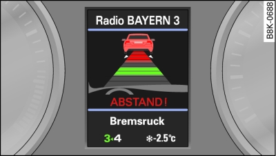 Kombiinstrument: Anzeige im Display